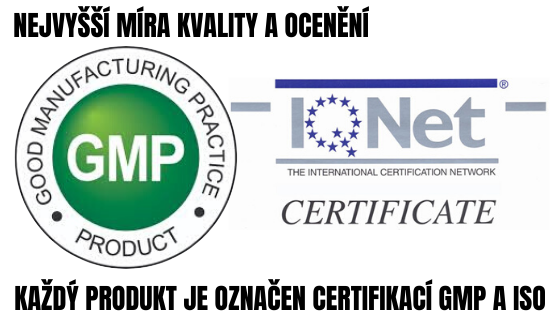 CERTIFIKÁT GMP, ISO